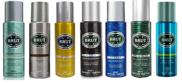 6 x Brut Deodorant Körperspray 200ml - Duft wählen