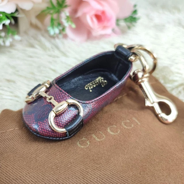 GUCCI Key ring Key chain Shoe Motif Horse bit Charm Key holder F/S From JAPAN