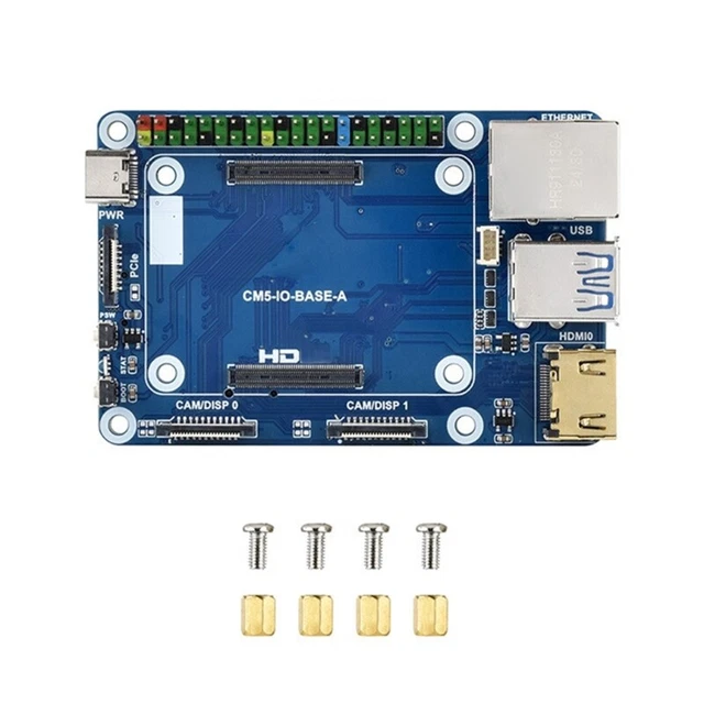 Compute Module For Rpi 5 COMPUTE MODULE 5 Base Board Support For RPi CM5 and Convenient ...