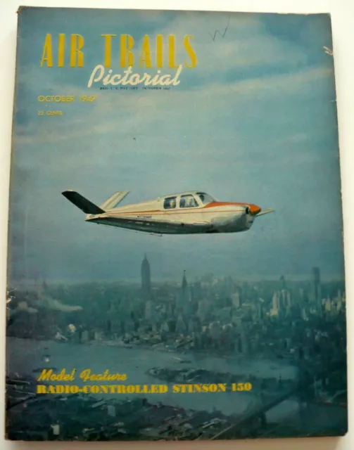 AIR TRAILS HOBBIES FOR YOUNG MEN magazine October 1955