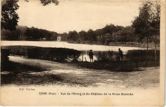 CPA Coye-la-Foret - View of the White Queen's Pond and Castle (1032878)