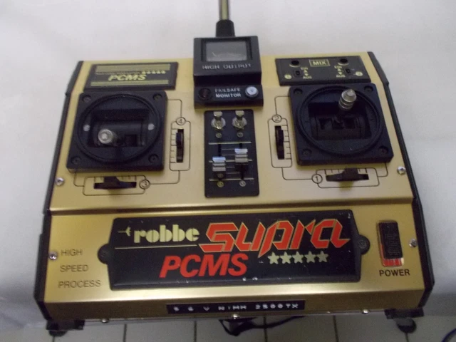 Rc - Radiocommande robbe supra41 MHz.  PCMS. +mixeur