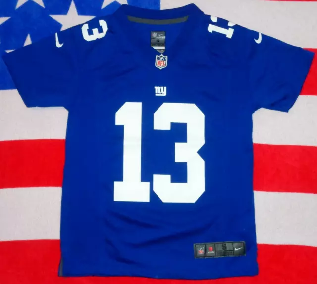 🏈New York Giants🏈Nike🏈Boys Official NFL Football Jersey Shirt🏈8 Years🏈08🏈