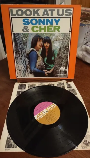 Sonny & Cher - Look at Us - Atco Mono 33-177 - 1965 Vinyl LP