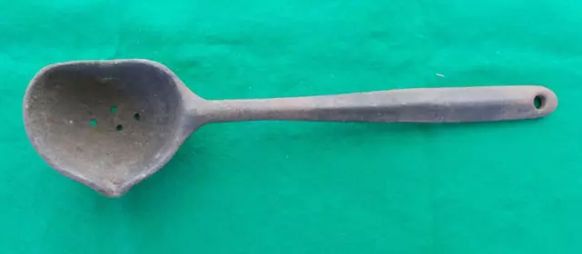 Besco #00306 Cast Iron Casting/Smelting Ladle 13-1/4" Long Cup 3-1/2" x 3"