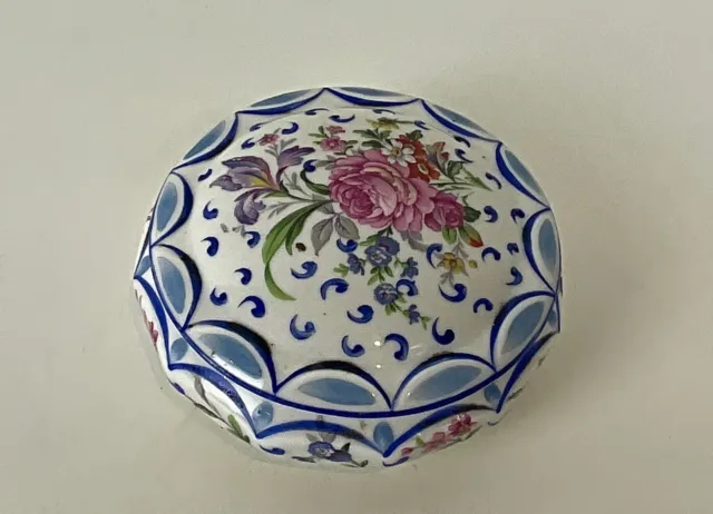 Ancienne XXème très belle boite à bijoux en porcelaine de Limoges France B&C 2