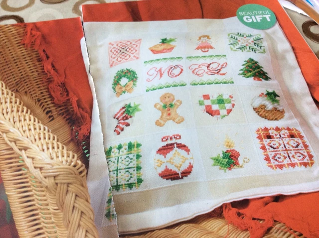 Maria Diaz’s Scandinavian Patchwork Cushion Design Cross stitch chart Only /905