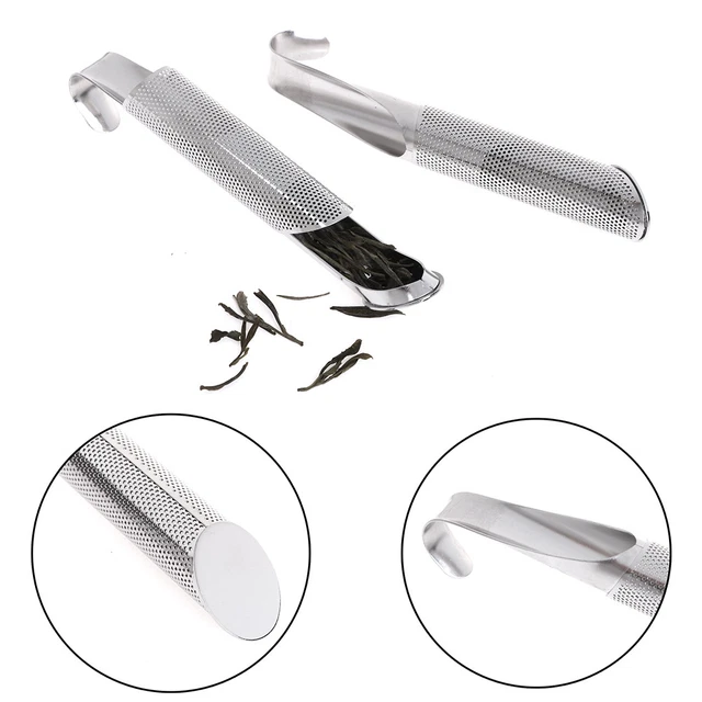 STAINLESS STEEL LOOSE tea infuser stick strainer filter diffuser herbal