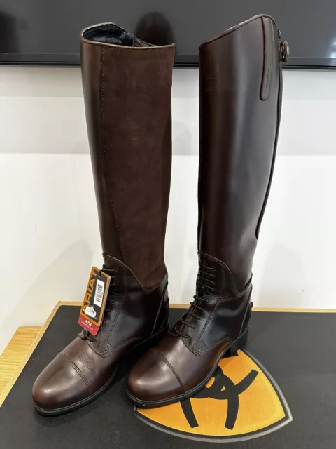 ARIAT BROMONT TALL H20 Insulated Riding Boots Brown Size 4.5 165.00 PicClick UK