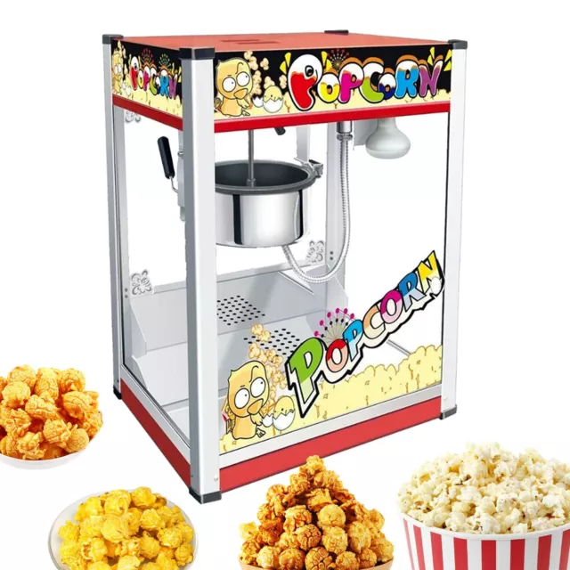 Commercial Popcorn Maker Machine Popper Countertop Style Large Ounce Kettle