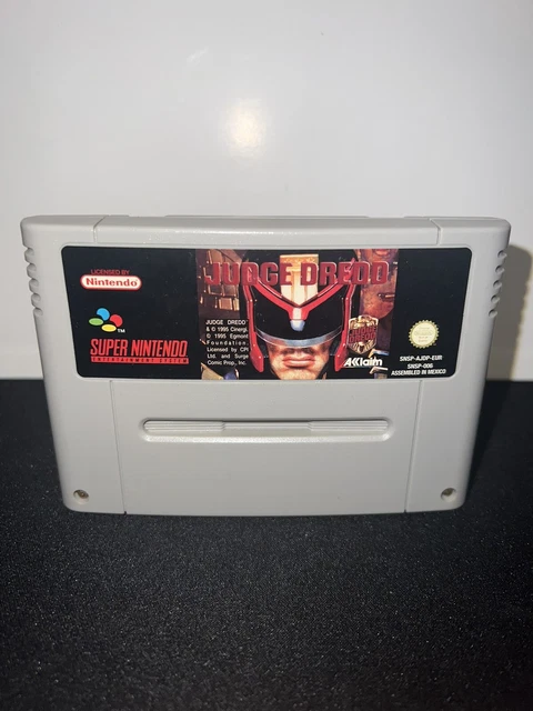 Super Nintendo judge Dredd EUR Cartouche Seule