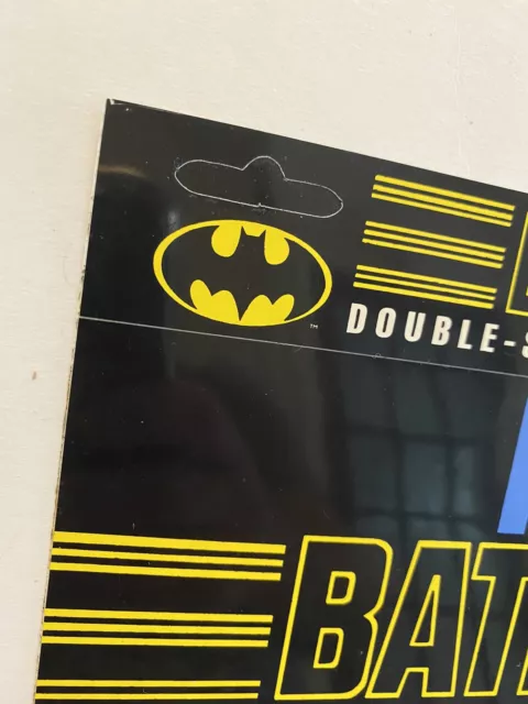 Panneau en plastique côté I ❤️Batman Batmobile voiture Dbl vintage 1989 véritable DC Comics 3