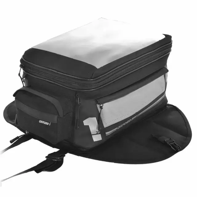 Oxford F1 Magnetic Motorcycle Motor Bike Luggage Tank Bag - Large - 35 Litre