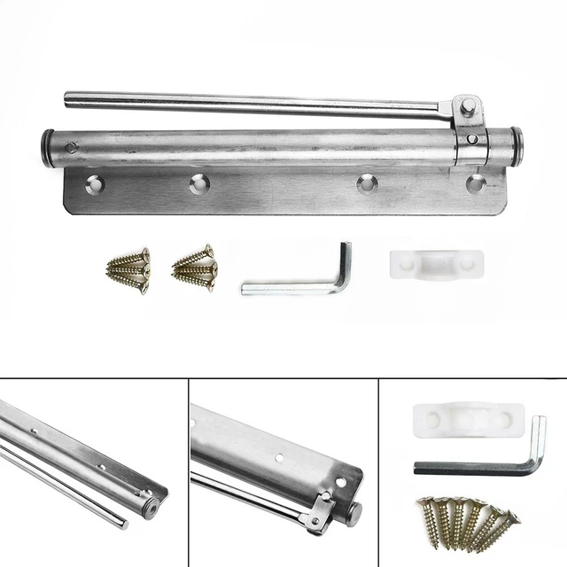 Ferme-porte automatique Amortisseur Surface modifiable Acier inoxydable
