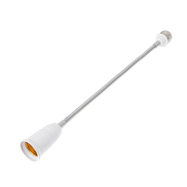 5pcs E27-E27 Flexible Extension Adapter Converter Elongation Base(39.5cm) FS2#