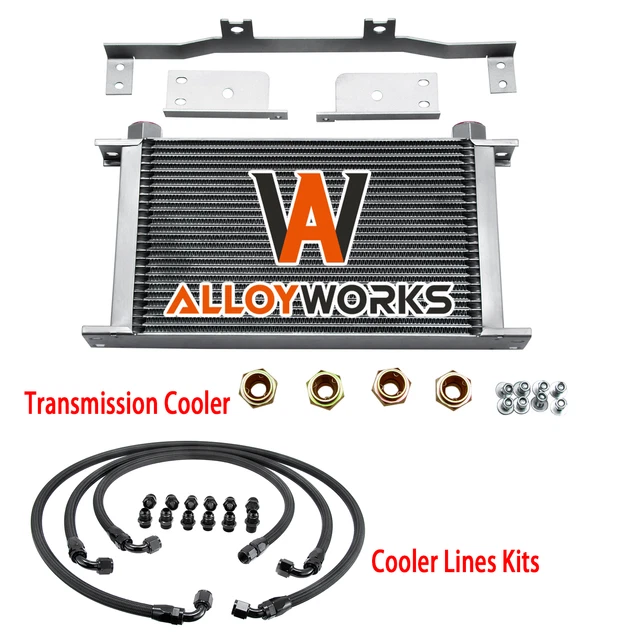 TRANSMISSION COOLER+COOLER LINES For Chevy Silverado GMC Sierra 2500