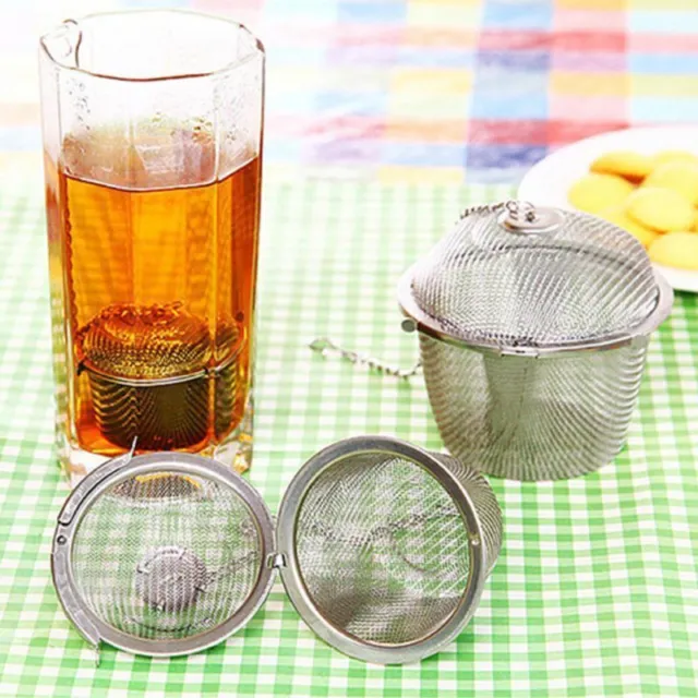 Tea Strainer Stainless Infuser Filter Herb Spice Diffuse Steel Mesh Tea Ball