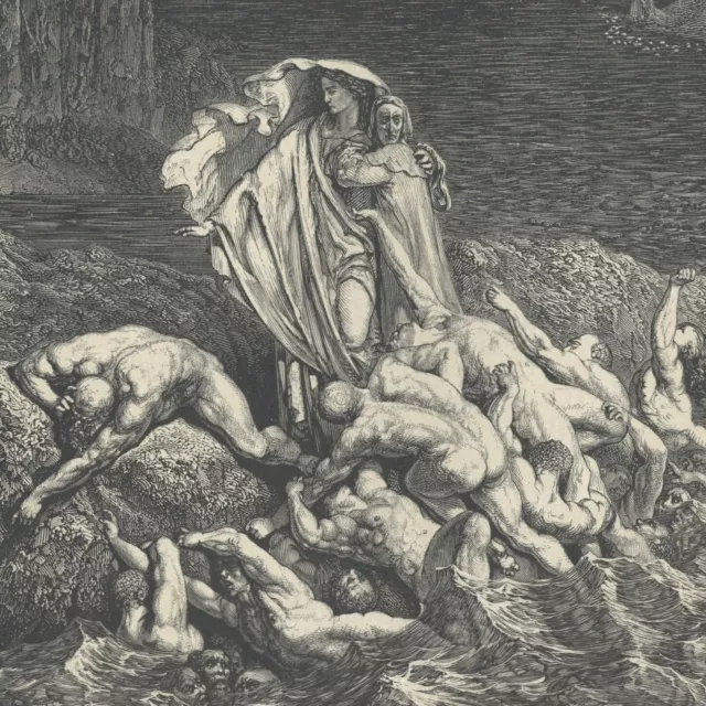 L'Enfer de Dante Alighieri. Avec Les Dessins de Gustave Dore. [Dante's  Inferno]. - Raptis Rare Books