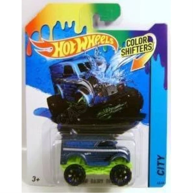 HOT WHEELS COLOUR Shifters Dairy Delivery Car Vehicle New Kids