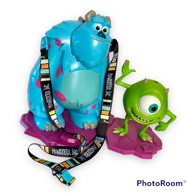 DISNEY PIXAR MONSTERS Inc Mike Cup & Sully Popcorn Bucket Disneyland