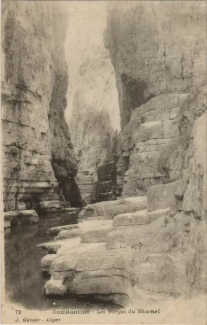 CPA AK ALGERIA CONSTANTINE Les Gorges du Rhumel (1088386)