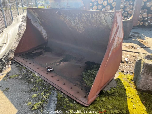 Volvo 112" Hydraulic Wheel Loader General Purpose Bucket Attachment bidadoo
