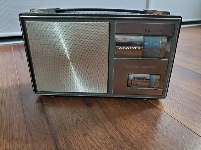 Radio Récepteur LLOYD'S AM/FM Model 8R35B - 9 Transistors - Vintage Années 70