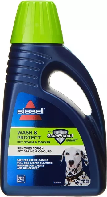 GENUINE Bissell 99K5E Concentrated Formula Pet Stain & Odour Removal Wash 750ml