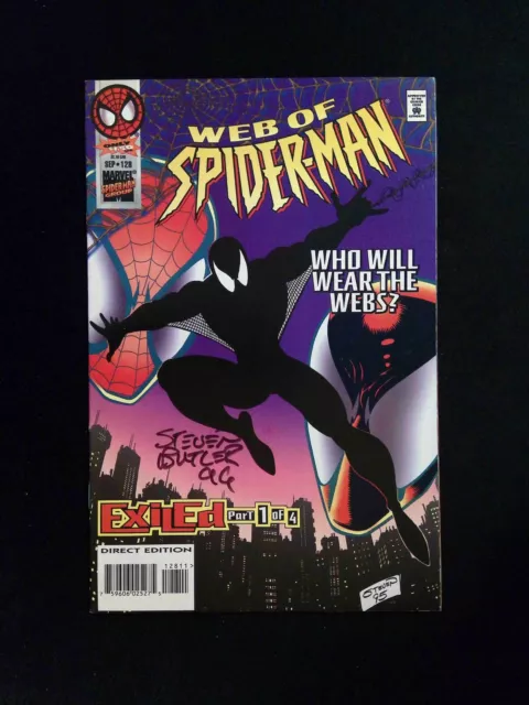Web Of Spider-Man #128  Marvel Comics 1995 VF  SIGNED BY STEVEN BUTLER