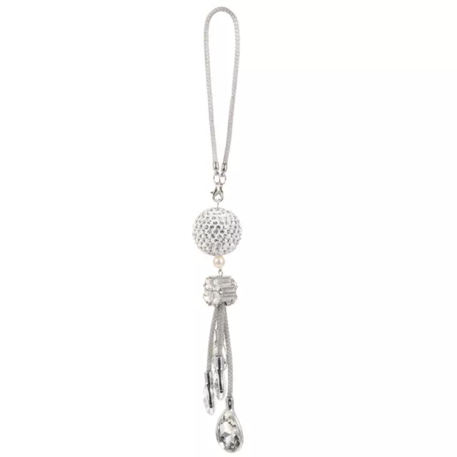 Car Mirror Charms Crystal Ball Rear View Hanging Pendant Decoration Accessories
