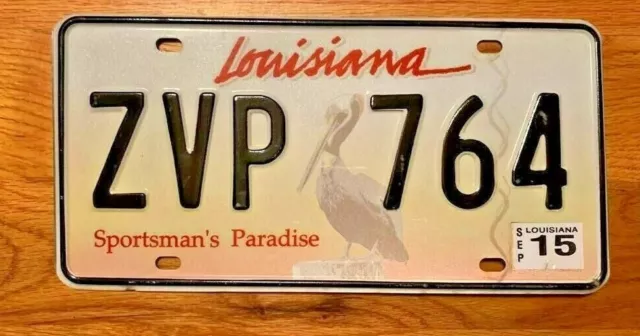 Louisiana Wildlife Pelican Bird Sportsmans Paradise ~Zvp 764~ (2015)