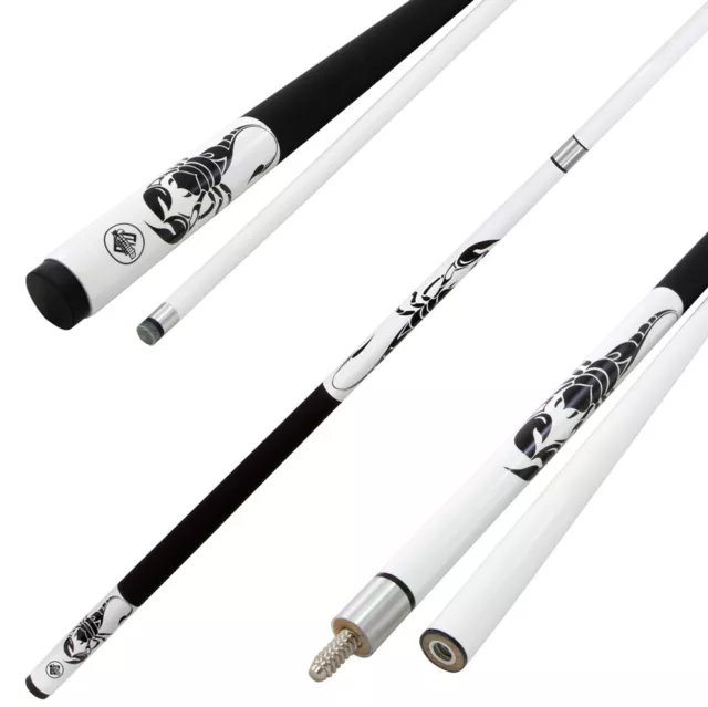 Sting Scorpion White Graphite Composite Pool Snooker Billiard Cue Easter Gifts