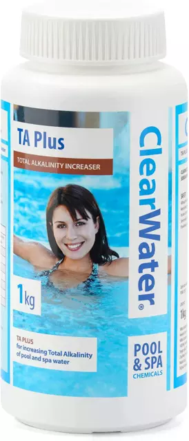 ClearWater Lay-Z-Spa Swimming Pool Spa Hot Tub TA Plus Alkalinity Increaser 1KG