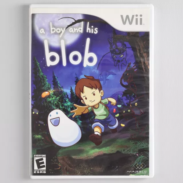 A Boy and His Blob: Trouble on Blobolonia - Nintendo Wii Game + Manual