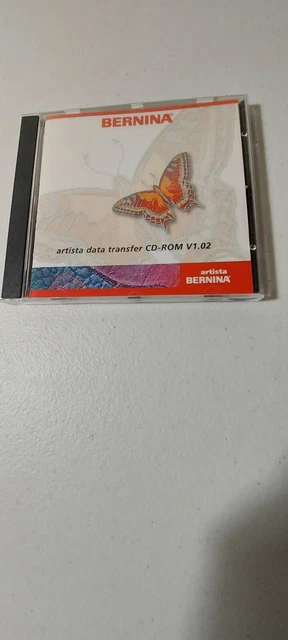 CD de software Bernina - CD-ROM de transferencia de datos de artista versión 1.02 para artista