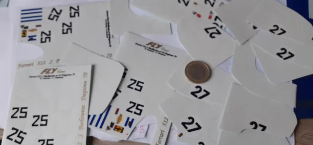 Décalcomanies (decals) 1/43 Pour Flanc De Pneu Englebert - Référence 13054, Occasion, Fabrication France