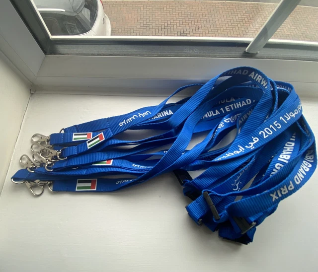 Abu Dhabi F1 2015 Lanyard F1 memorobilia automobilia