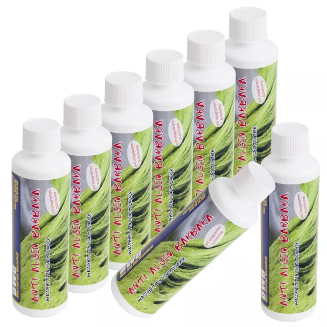 8xWasserbetten Konditionierer mit integrierten BubbleStop,AntiAlgenBarbara 250ml