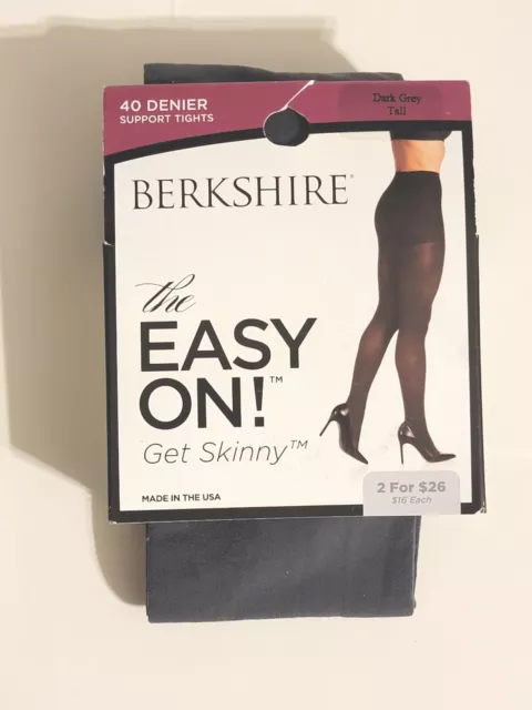 BERKSHIRE WOMENS TIGHTS Luxe Opaque Control Top Navy Blue Size 3X/4X - NWT  £5.69 - PicClick UK
