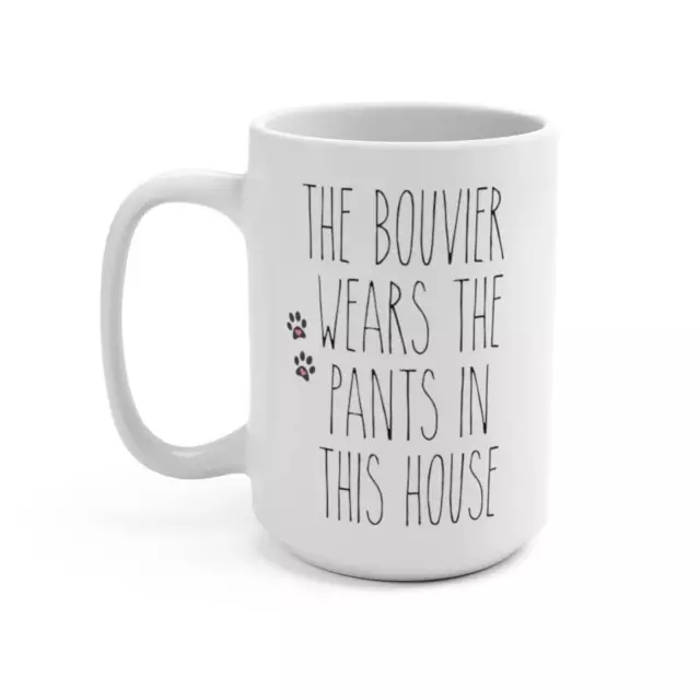 Funny Bouvier Des Flandres 15 Oz Coffee Mug Dog Mom Gift Dog Lover Gift