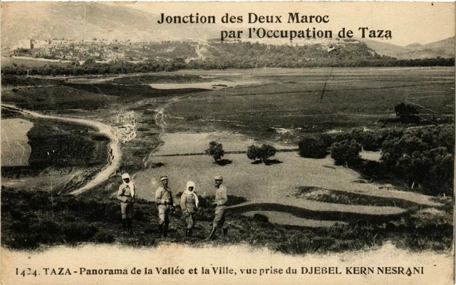 CPA AK MAROC TAZA - Panorama de la Vallée et la Ville (281084)