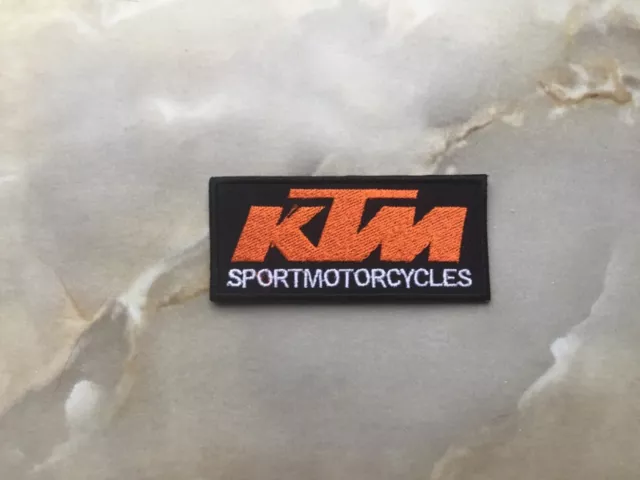 Aufnäher Patch Motorradcross KTM Race GT MX Tuning Racing Motorradsport Biker FX