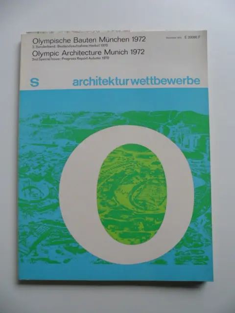 Olympia 1972 Sonderband Architektur Wettbewerbe München Otl Aicher