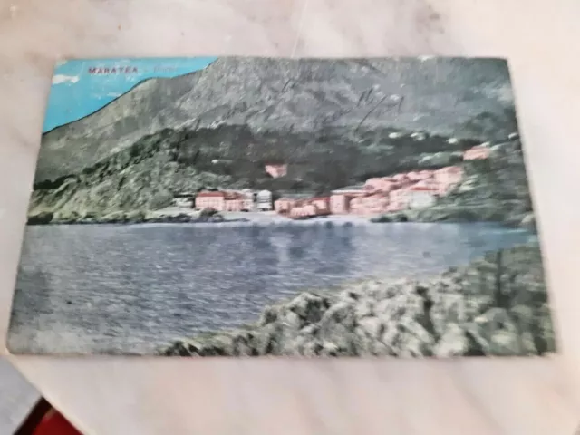 Rara Cartolina Maratea-Porto 1908