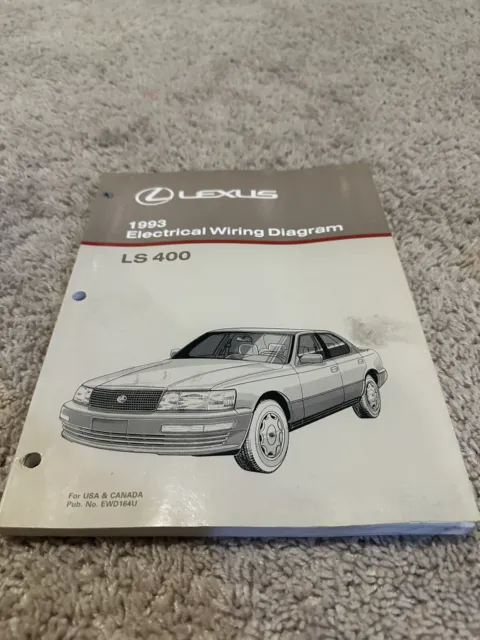 LEXUS 1993 Electrical Wiring Diagram LS 400 FOR USA