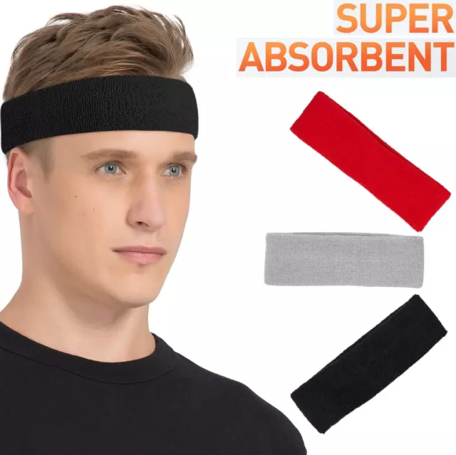 Sports Headband Head Sweat Bands Running SweatBand Workout Yoga Headband Unisex