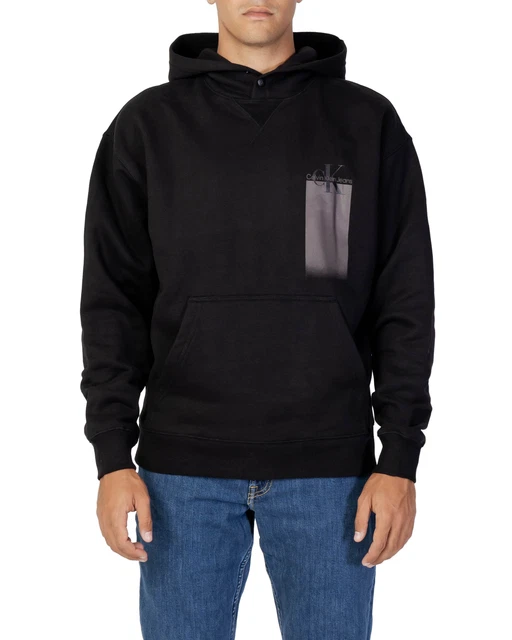 felpa uomo CALVIN KLEIN JEANS nero cotone GR71563