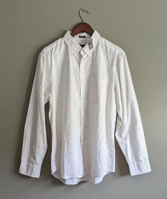 American Eagle Seriously Soft Shirt Button Up Men's White Size Large NWT New