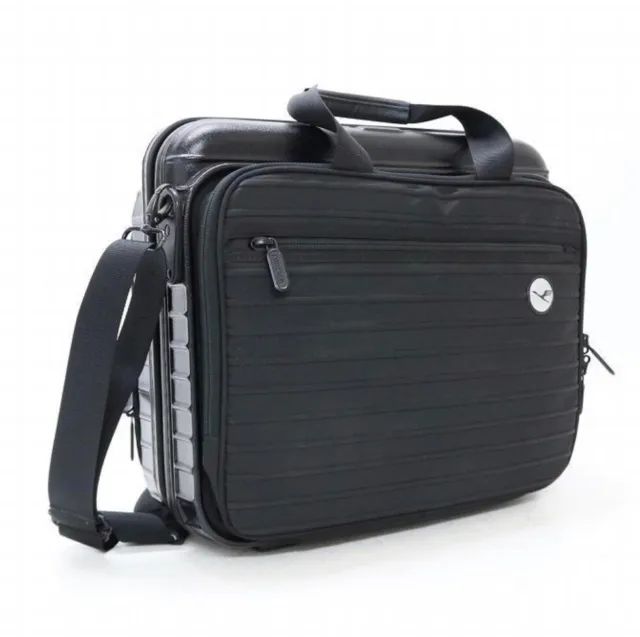 RIMOWA x Lufthansa Bolero Collaboration Business Shoulder Bag Black 8L Used