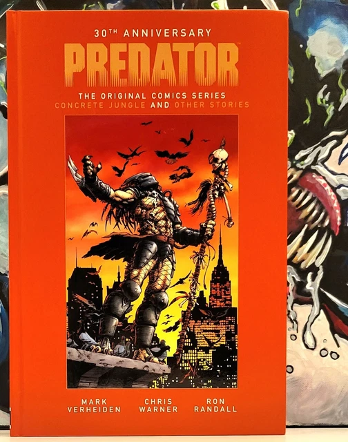 Predator 30th Anniversary HC Dark Horse 2017 Concrete Jungle Red Gilded Pgs